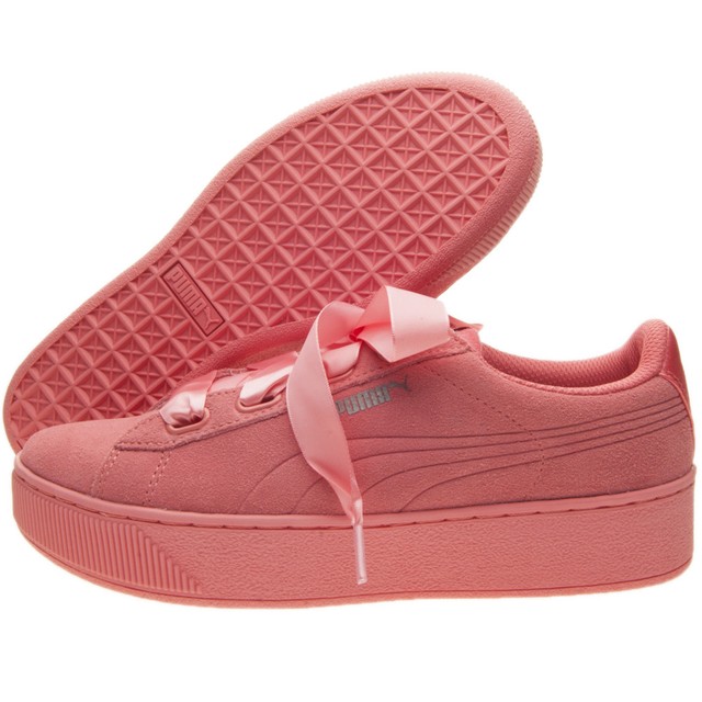 Scarpe Puma Vikky Platform Ribbon S Taglia 37 366418 03 Rosa Scarpe Puma Vikky Platform Ribbon S Taglia 37 366418 03 Rosa