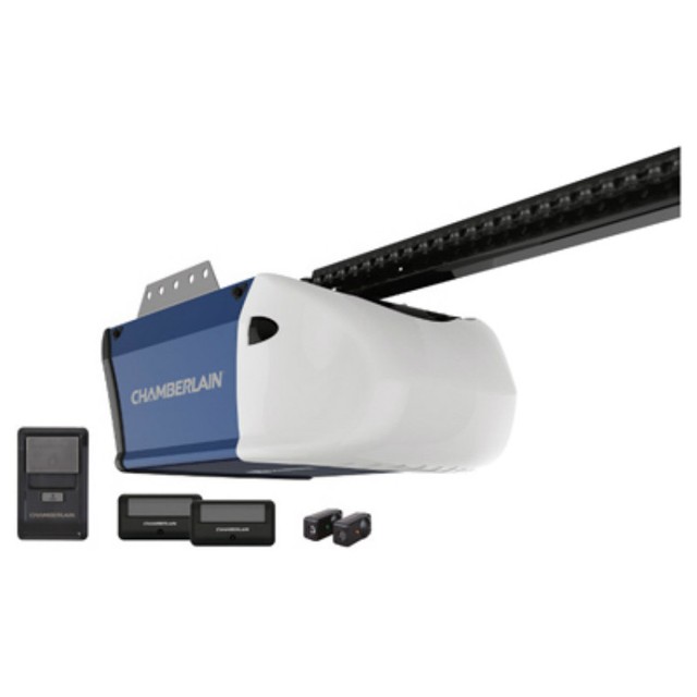 Chamberlain B550 Smartphone Controlled Belt Drive Garage Door Opener Chamberlain B550 Ultra Quiet Belt Drive Garage Door Opener 1 2 Hp