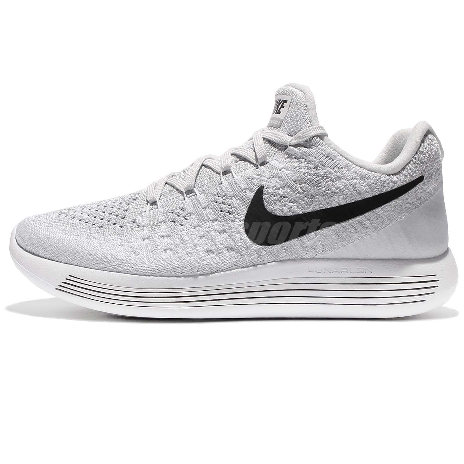 Nike Wmns Lunarepic Low Flyknit 2 II White Black Women Running Shoes 863780100 Nike Wmns Lunarepic Low Flyknit 2 II White Black Women Running Shoes 863780100