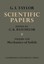 NEW The Scientific Papers Of Sir Geoffrey Ingram Taylor:... BOOK (Paperback)
