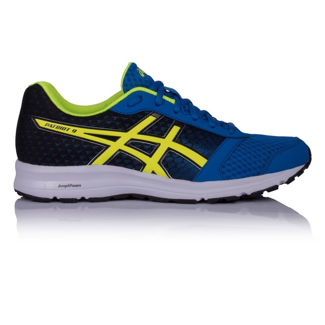 Asics Da Uomo Patriot 10 Scarpe Da Corsa Ginnastica Blu Navy Sport Asics Da Uomo Patriot 10 Scarpe Da Corsa Ginnastica Blu Navy Sport