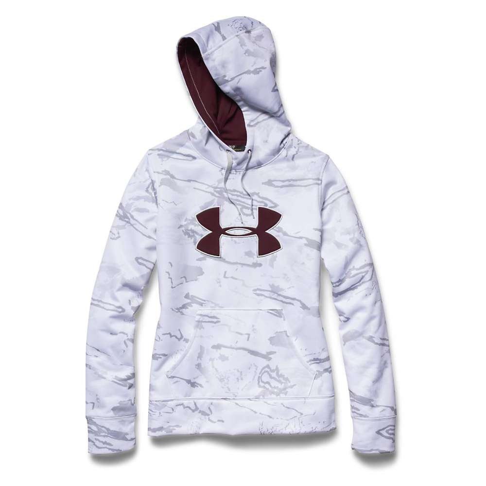 white camo under armour hoodie