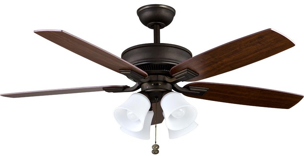 Ceiling Fan Hampton Bay Bronze Oil Rubbed Devron Picture 1 Of