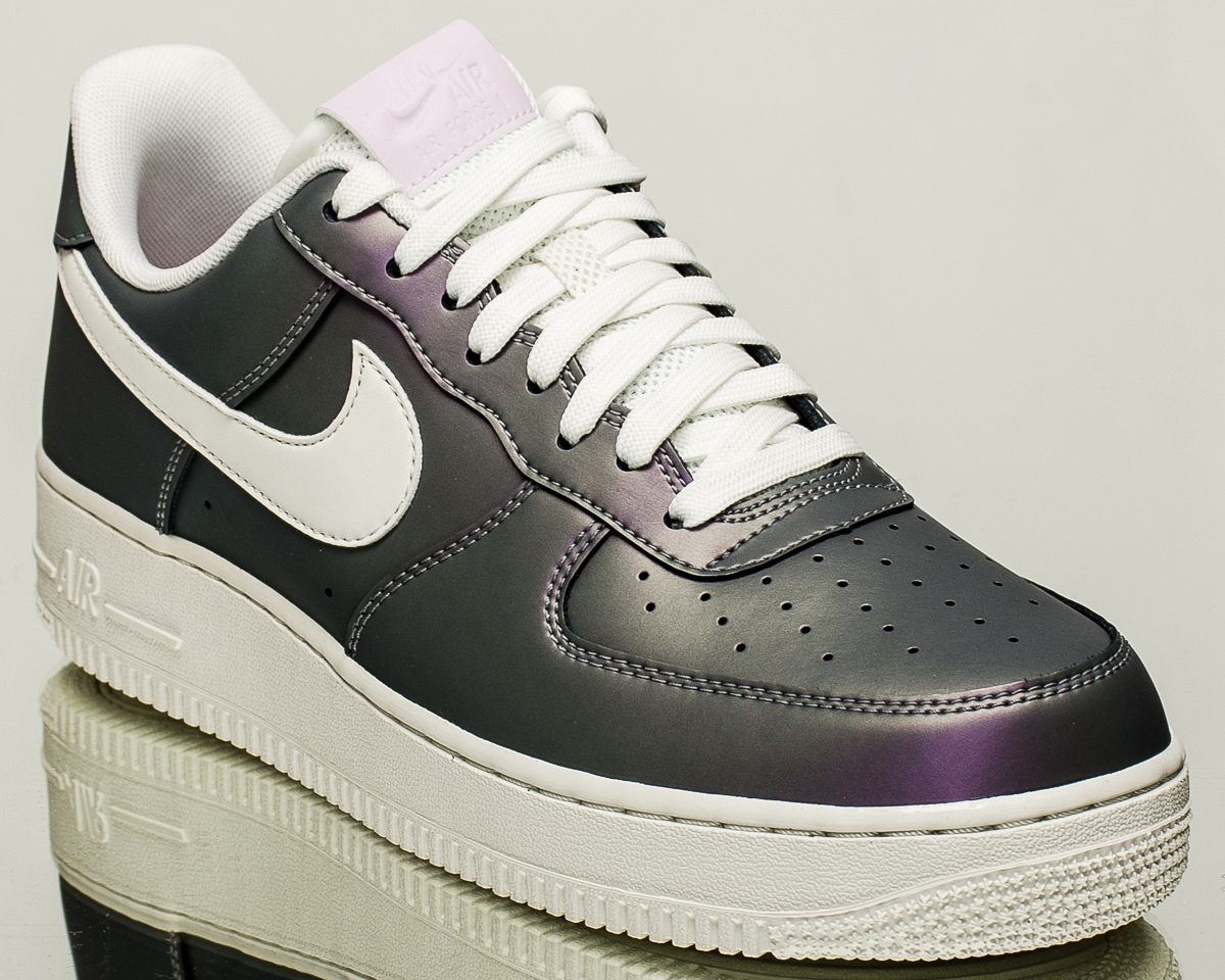 NEW NIKE MENS AIR FORCE 1 LOW '07 ICED LILAC WHITE BLACK SHOES 823511-500 SZ 10 NEW NIKE MENS AIR FORCE 1 LOW '07 ICED LILAC WHITE BLACK SHOES 823511-500 SZ 10