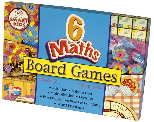 Smart Kids 6 Maths Board Games Pack 2 eBay