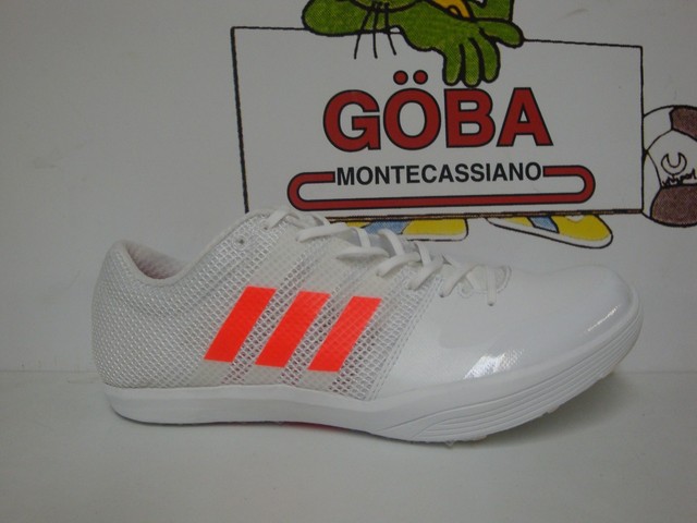 adidas Adizero Long Jump Uomo Bianco Atletica Borchie Scarpe da Ginnastica adidas Adizero Long Jump Uomo Bianco Atletica Borchie Scarpe da Ginnastica