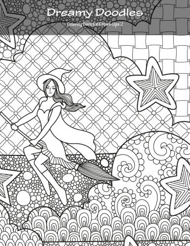 NEW Dreamy Doodles Coloring Book For Grown Ups 2 Volume By Nick