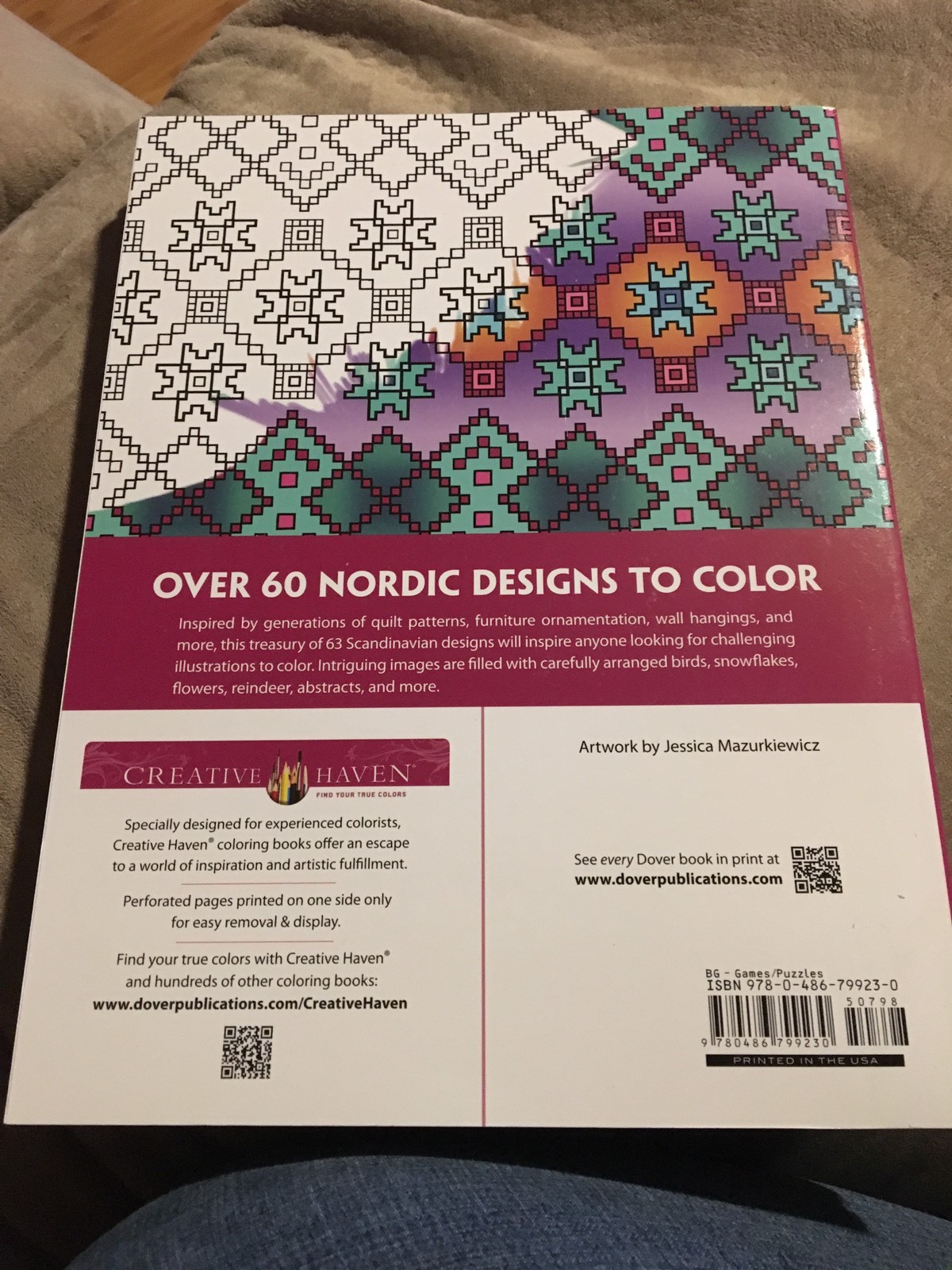 Adult Coloring Creative Haven Nordic Designs Collection