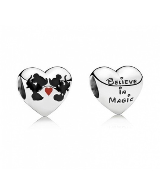 pandora disney minnie & mickey kiss charm pandora disney minnie & mickey kiss charm