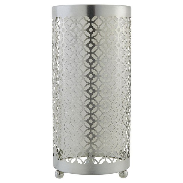 Tesco Modern Metal Cut Work Table Lamp Silver Tesco Modern Metal Cut Work Table Lamp Silver A
