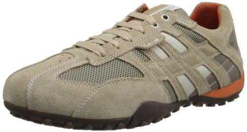 Geox U Snake K Sneaker uomo Beige Beige BEIGE/DK ORANGE C0845 42 Geox U Snake K Sneaker uomo Beige Beige BEIGE/DK ORANGE C0845 42