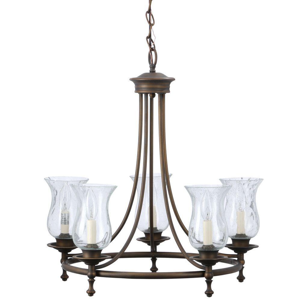 Hampton Bay 515073 Grace 5 Light Chandelier Fixture Bronze 443366 Hampton Bay 515073 Grace 5 Light Chandelier Fixture Bronze 443366 U20