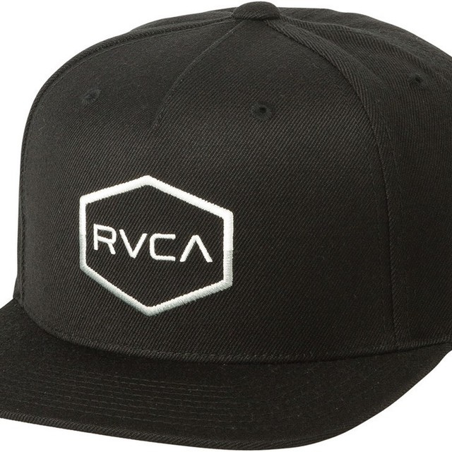 RVCA BOYS Snapback Hat Cap COMMONWEALTH VA Urban Skate RARE KIDS NEW