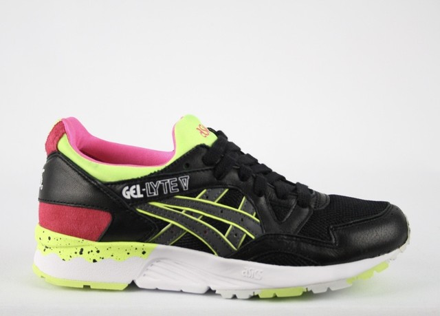 ASICS Da Donna Sneakers Gel Lyte V BLACK BLACK h5z9l 9090 ASICS Da Donna Sneakers Gel Lyte V BLACK BLACK h5z9l 9090
