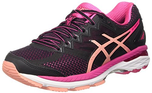 Asics Gt 2000 4 W Scarpe da Corsa Donna Multicolore Black/Peach Melba/Sport P Asics Gt 2000 4 W Scarpe da Corsa Donna Multicolore Black/Peach Melba/Sport P