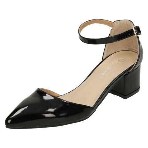 Donna Savannah in vernice nera caviglia cinturino con chiusura a fibbia Donna Savannah in vernice nera caviglia cinturino con chiusura a fibbia