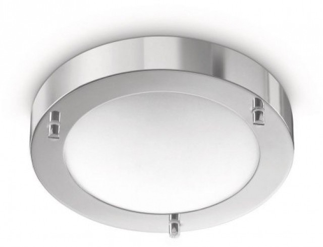 Philips Mybathroom Boat Ceiling Light Chrome Includes 1 X 28 Watts Philips Mybathroom Boat Ceiling Light Chrome Includes 1 X 28 Watts G9 Bulb