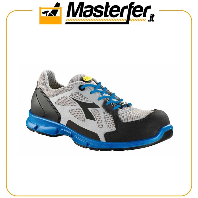 Diadora D Flex Low S1P Scarpe da Lavoro Uomo SRC Grigio Grigio/Blu I1U Diadora D Flex Low S1P Scarpe da Lavoro Uomo SRC Grigio Grigio/Blu I1U