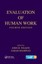 Evaluation of Human Work by Taylor & Francis Inc (Mixed media product, 2015)