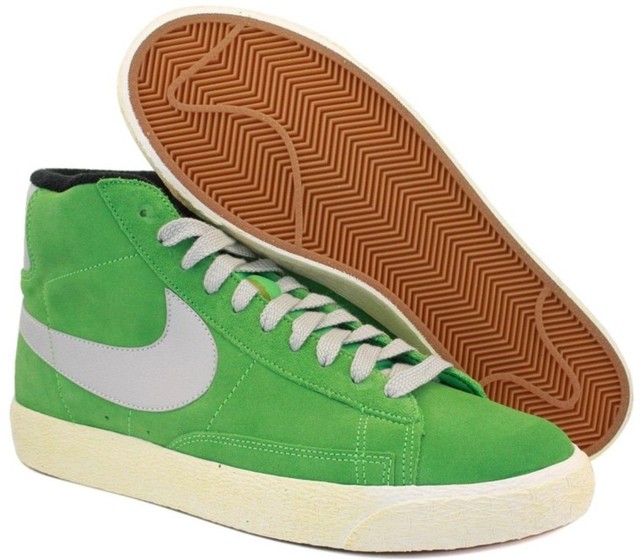 Donna Blazer Mid Vintage Scarpe Da Ginnastica Misura UK 5 Blue Green Donna Blazer Mid Vintage Scarpe Da Ginnastica Misura UK 5 Blue Green