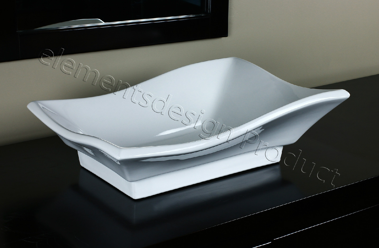 Bathroom White Ceramic Porcelain Vessel Vanity Sink Pop Up Drain Picture 1 Of 3