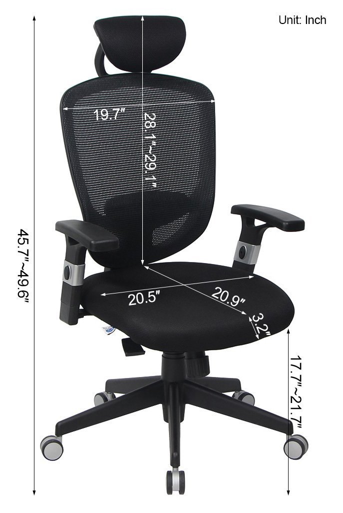 Viva Office High Back Mesh Chair Adjule Armrest Headrest Lumbar Res Content Global Inflow Inflowcomponent Cancel