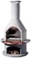 Buschbeck Grillkamin Rondo - weiss, 208 x 115 x 70 cm