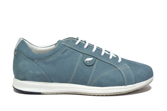 Geox D AVERY A Low Top Sneaker donna Blu Blau p9k Geox D AVERY A Low Top Sneaker donna Blu Blau p9k