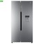 Haier HRF-522IG7 Kühl-Gefrierkombi, A++ No Frost Silber Kühlschrank Side by Side