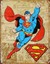 Superman Weathered Panels Tin Sign 32 x 41cm Retro Decor Wall Art Cafe Bar