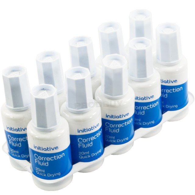 50 X Bottles of Correction Fluid White 20ml Quick Drying Ink Pen Eraser Brush eBay