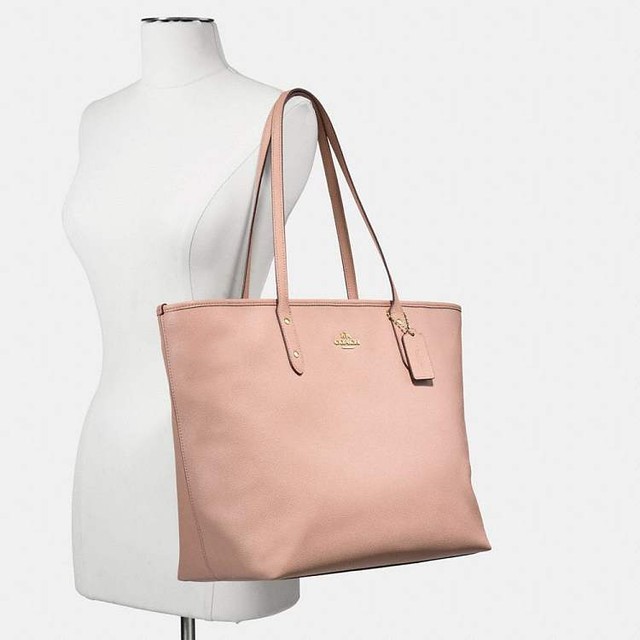 coach signature city zip tote handbag khakisaddle f58292 ebay coach signature city zip tote handbag khakisaddle f58292 ebay