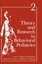 NEW Theory And Research In Behavioral Pediatrics BOOK (Hardback) Free P&H