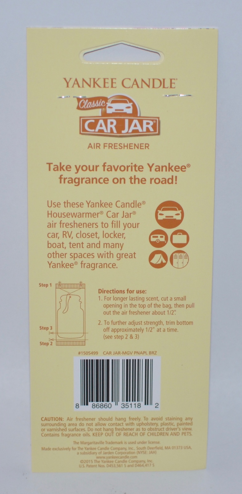 5 Yankee Candle Margaritaville Pineapple Breeze Classic Car Jar Air ... 5 Yankee Candle Margaritaville Pineapple Breeze Classic Car Jar Air ...