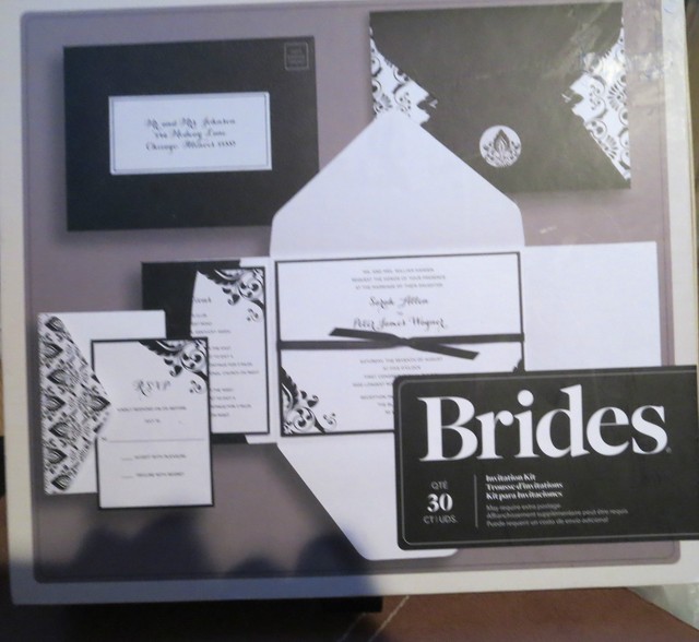 Brides Wedding Invitation Kits Printing Template Envelopes Brides Wedding Invitation Kits Printing Template Envelopes Response Card Etc