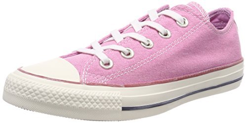 CONVERSE Chucks LO CTA OX LUMINOSO orchidea fucsia sneaker donna im Vintage Look CONVERSE Chucks LO CTA OX LUMINOSO orchidea fucsia sneaker donna im Vintage Look