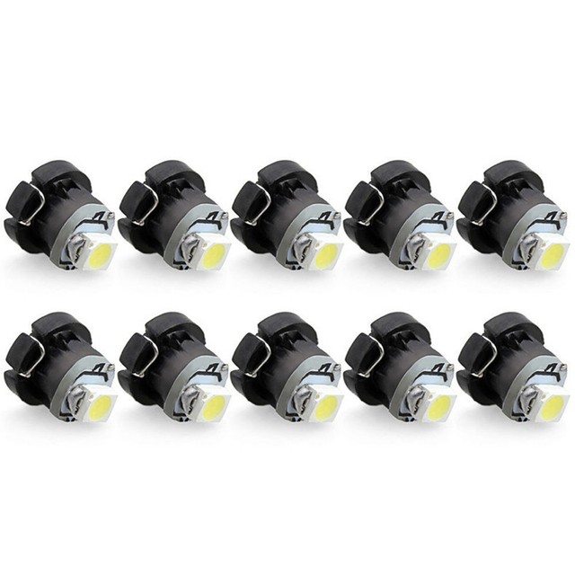 10pcs Neo Super Bright White 1 Smd Car Lamp Bulbs T3 Hvac Climate 10pcs Neo Super Bright White 1 Smd Car Lamp Bulbs T3 Hvac Climate Control Lights
