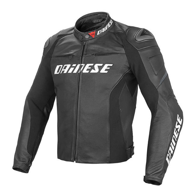 Leather Jacket Moto Dainese Racing D1 Black Size 52 New Dainese D1 Racing Leather Motorcycle Sports Race Jacket