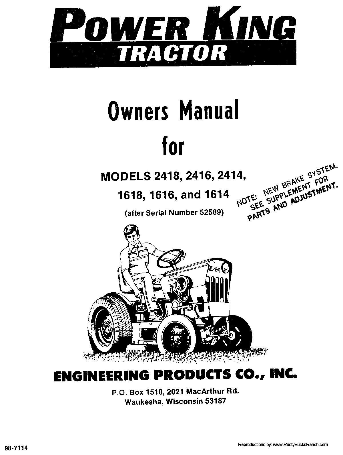 69 Economy Power King Engine Wiring Mytractorforum Com