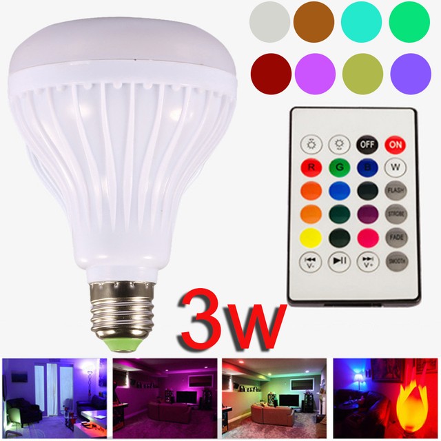 Best Bluetooth Rgb Led Light Speaker Bulb E27 Wireless Playing Wireless Bluetooth Speaker Bulb E27 Led Rgb Light Playing Lamp With Remote