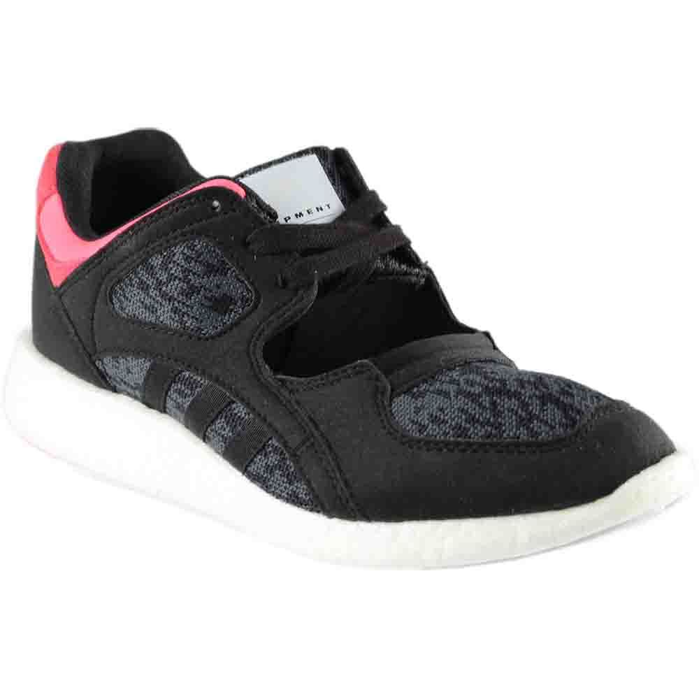 Adidas Attrezzature Corse 91 / 16 Donne Nucleo Nero / Bianco / Turbo Scarpa Adidas Attrezzature Corse 91 / 16 Donne Nucleo Nero / Bianco / Turbo Scarpa