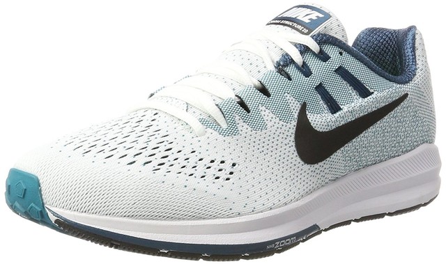 TG. 44 EU Nike Air Zoom Structure 20 Scarpe Running Uomo Bianco N9T TG. 44 EU Nike Air Zoom Structure 20 Scarpe Running Uomo Bianco N9T