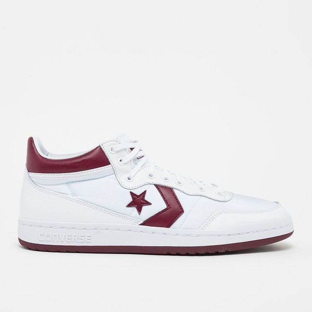 SCARPE CONVERSE FASTBREAK 83 MID BIANCHE/ROSSO BORDEAUX A/I 2017 157721C SCARPE CONVERSE FASTBREAK 83 MID BIANCHE/ROSSO BORDEAUX A/I 2017 157721C