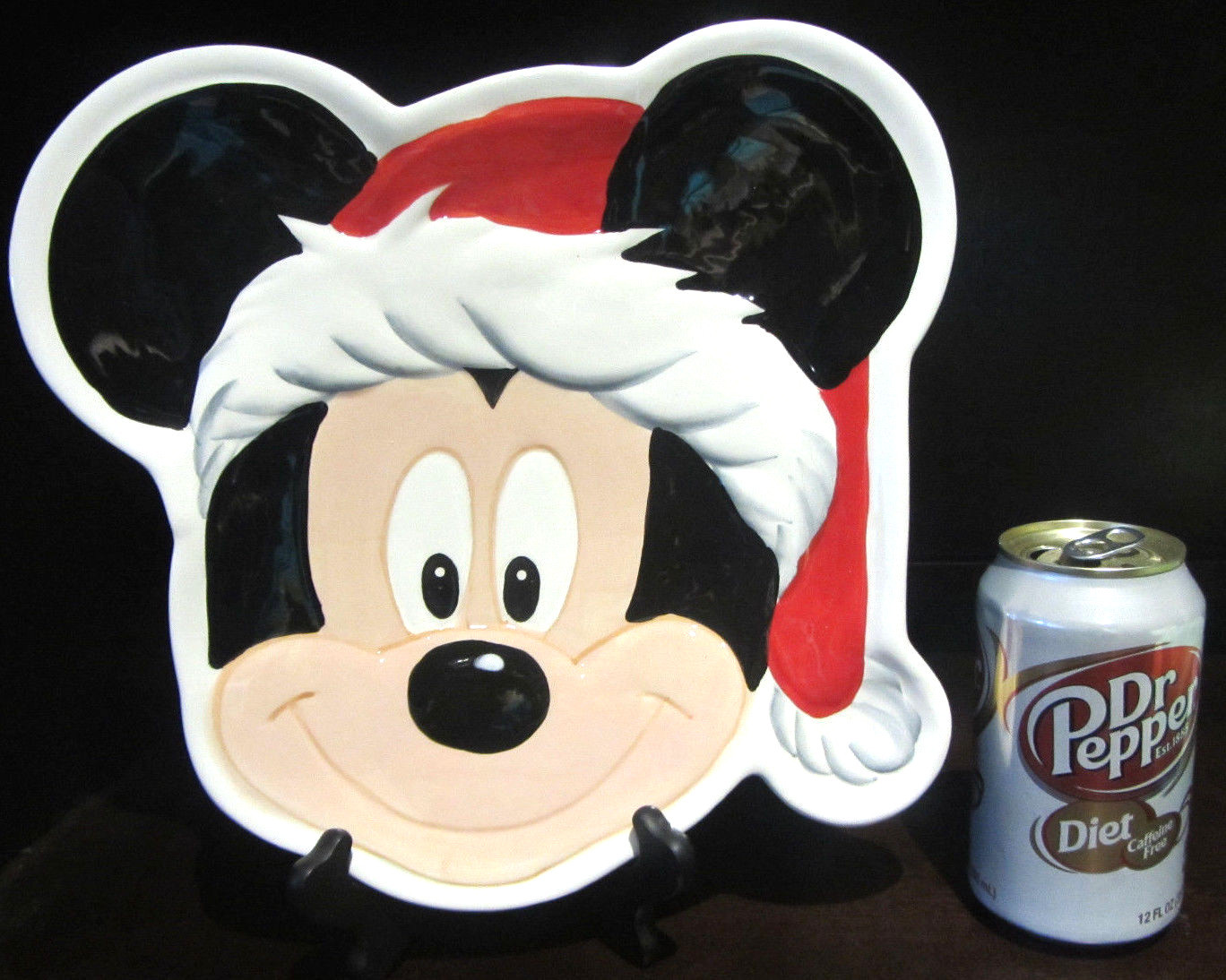 RARE Disney Big Mickey Mouse Cookies for Santa Christmas Ceramic ... RARE Disney Big Mickey Mouse Cookies for Santa Christmas Ceramic ...