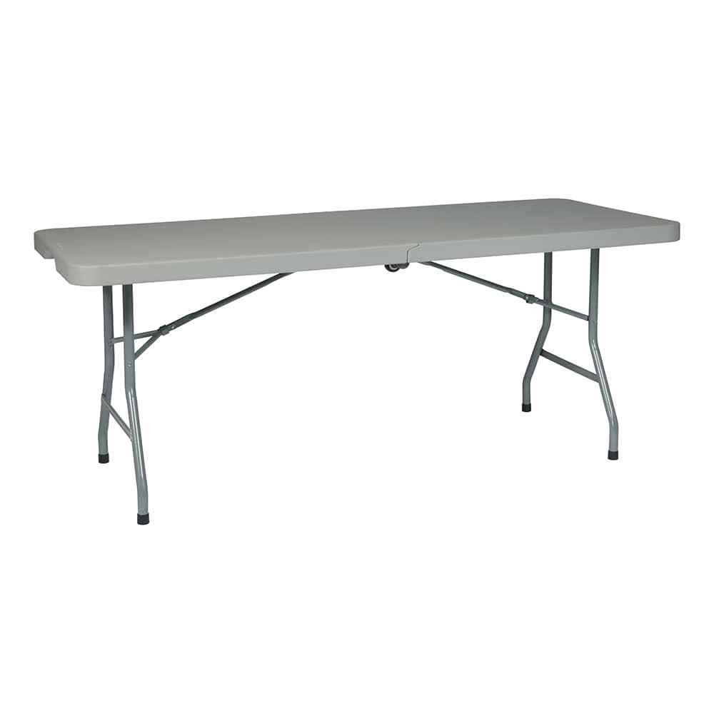 Office Star Bt6fqw 6 Ft Resin Multi Purpose Center Fold Table With Picture 1 Of