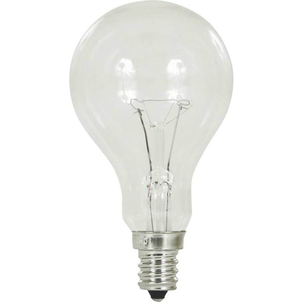 Feit 2 Count 60 Watt Clear Ceiling Fan Light Bulb Bp60a15c Cl Cf Picture 1 Of
