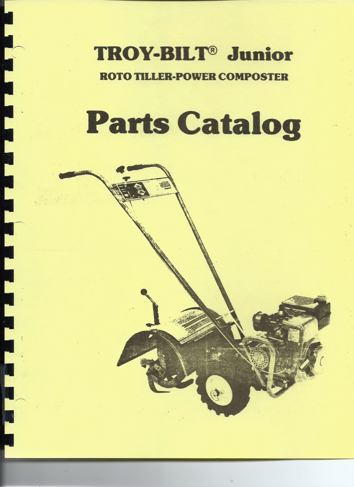 Troy Bilt Junior Tiller Parts Catalog Manual Ebay Item 1 Troy Bilt Junior Tiller Parts Manual