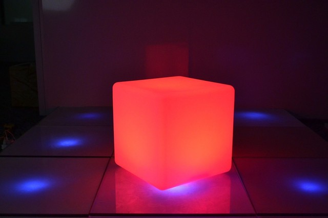Led Garden Seat Stool Light Colour Changing Outdoor Mood Cube Picture 7 Of