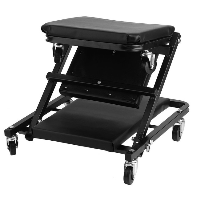 Rolling Under Car Crawler Stool Folding 6 Wheeled Garage Work Rolling Under Car Crawler Stool Folding 6 Wheeled Garage Work Creeper Board