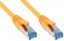2m gelb inline patchkabel netzwerkkabel halogenfrei cat.6a s/ftp pimf 10gb